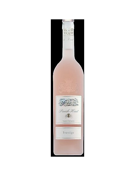 Première bouteille de vin à face plate - Rosé Prestige Puech-haut